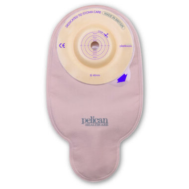 Platinum Convex Urostomy Pouches <br/>(Bung Closure)